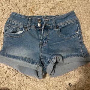 Denim shorts